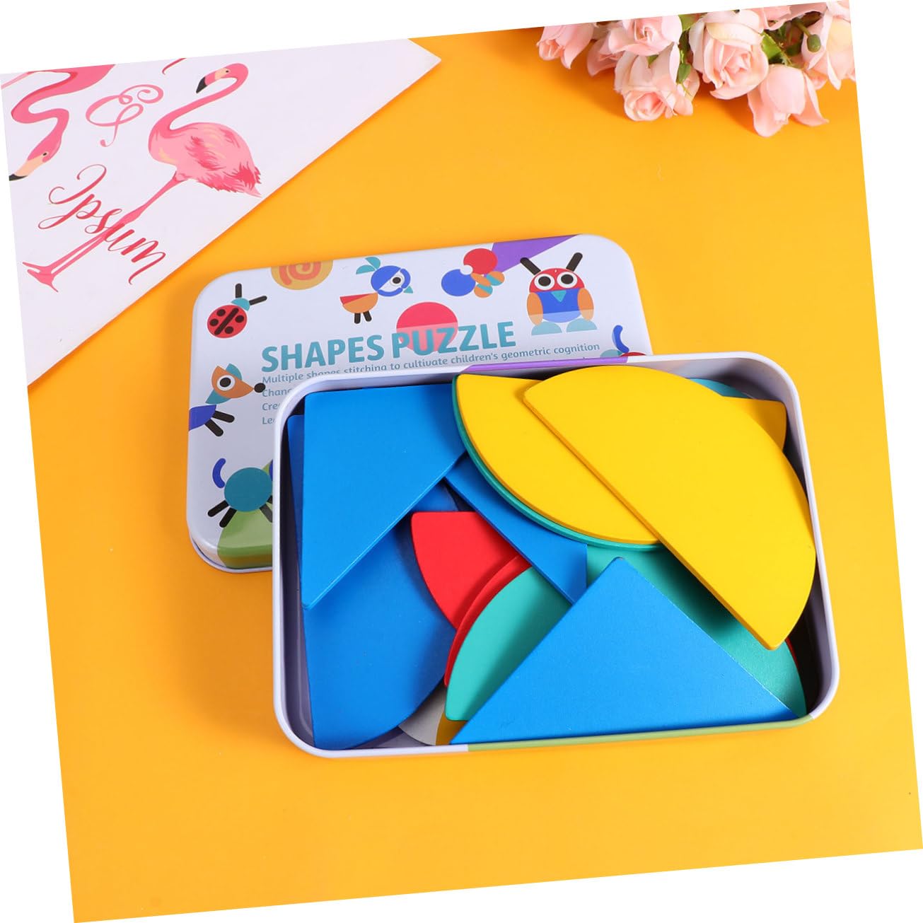 🧩 SmartShapes™ – Eğitici Ahşap Puzzle Seti (Zekâ ve Beceri Geliştirici Oyuncak)