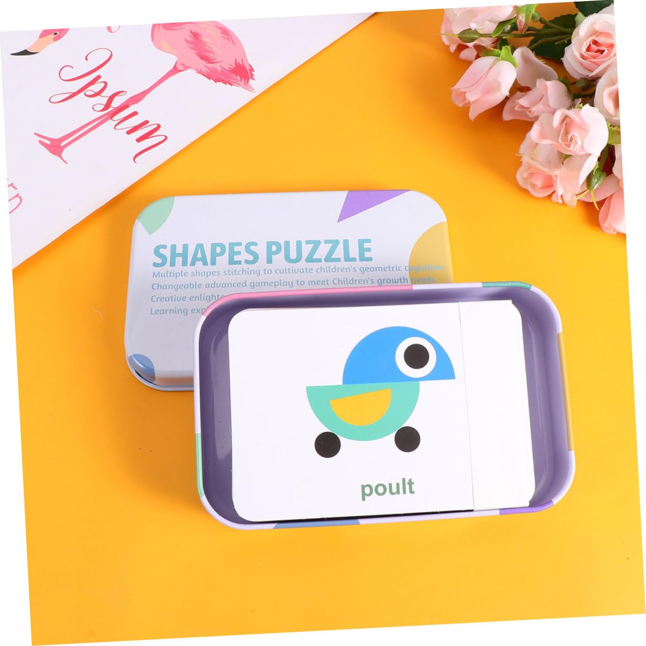 🧩 SmartShapes™ – Eğitici Ahşap Puzzle Seti (Zekâ ve Beceri Geliştirici Oyuncak)
